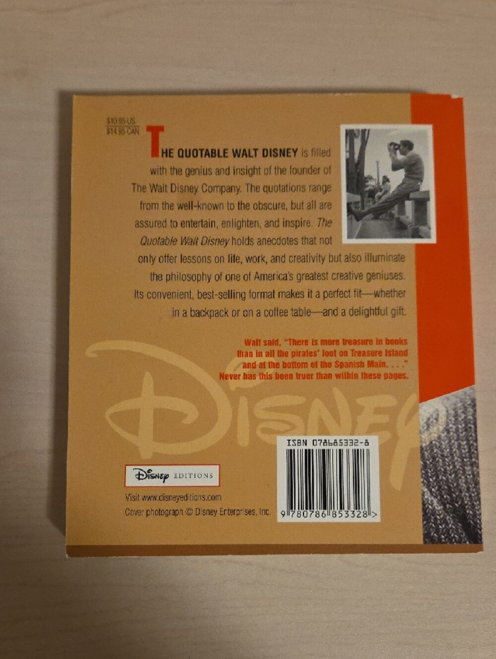 The Quotable Walt Disney compiled by Dave Smith - Picture 2 of 2